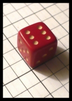 Dice : Dice - 6D Pipped - Red Deep Red Die - Ebay Mar 2012